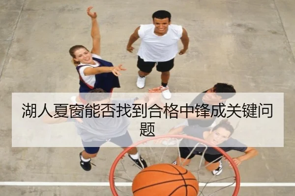 湖人夏窗能否找到合格中锋成关键问题